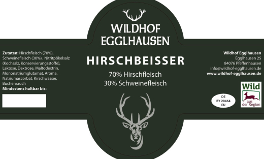 Hirschbeisser, Handwurst (4 Stück)